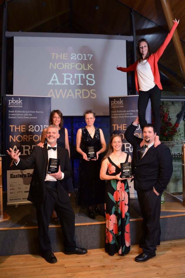 The Common Lot, winners of the Norfolk Arts Awards